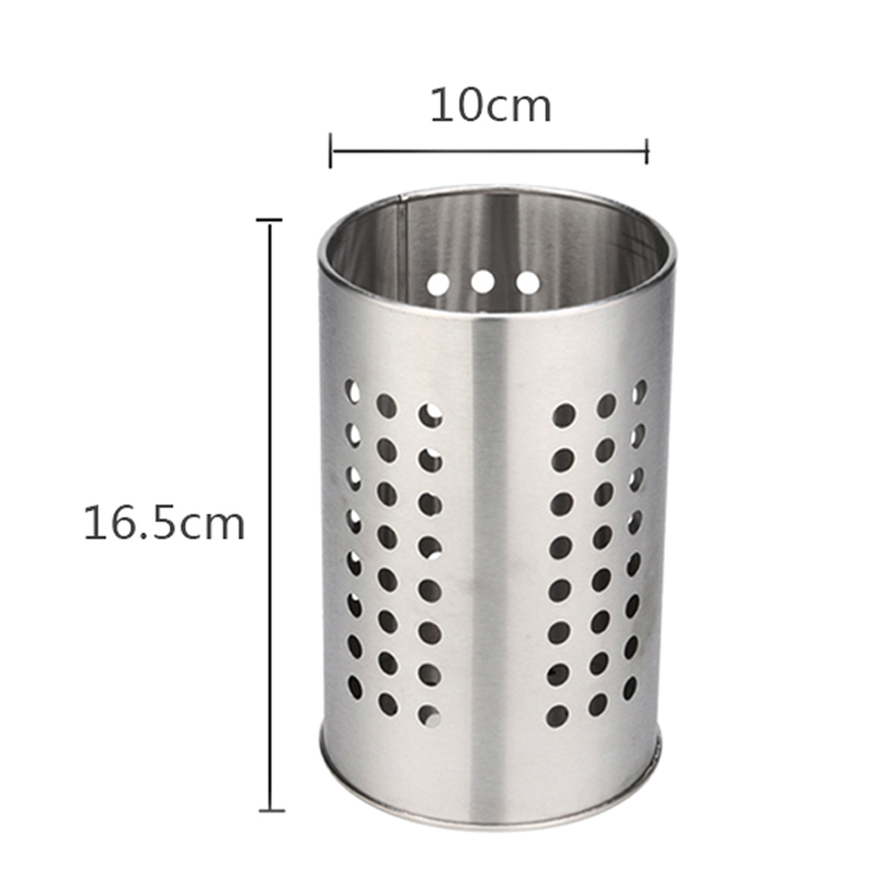 Stainless Steel Chopstick Storage Rack Shelf Basket Knife Fork Spoon Tableware Organizer Kitchen Cutlery Drain Holder Container: light green