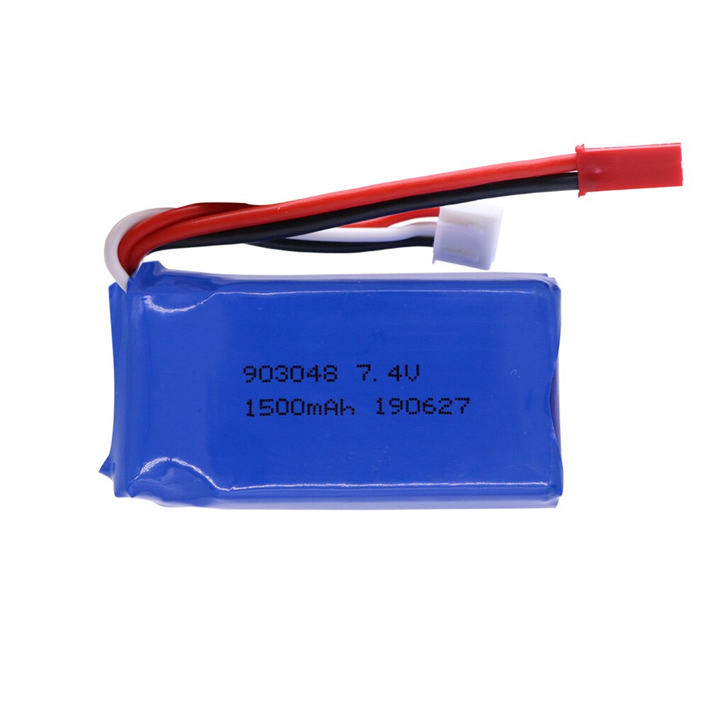 Battery and Charger cable set For Wltoys V353 A949 A959 A969 A979 k929 upgrade 1500mah 7.4V Battery For RC Cars Helicopter Boats: 1B