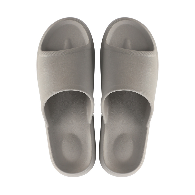 Xiaomi Leisure Bathroom Home Men Woman Slippers Dust-proof Non-slip Soft Bottom Bathing Flip Flop Lightweight Sandals: light gray 40-41