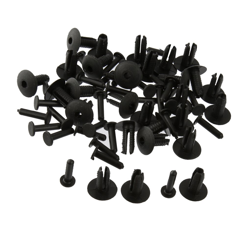 60x Bumper Mount Rivet Body Trim Clip For BMW E30 E36 E46 E39 E38 Z1
