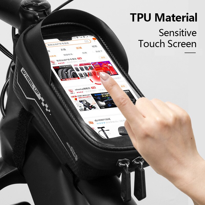 Waterdichte Mtb Mountainbike Frame Voor Tas Fiets Mobiele Telefoon Houder Handleber Top Fietsen Accessoires Front Pouch Fietstassen