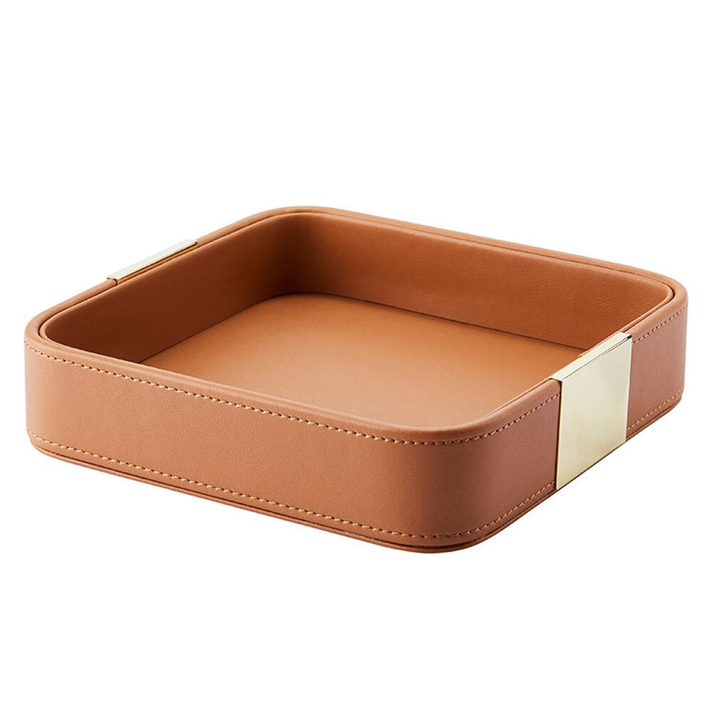 Bencross Leder Schreibtisch Ablage Quadratischen Speicher Schlüssel Tablett Europäischen-stil Schmuck Leder Schublade: Ursprünglich Titel