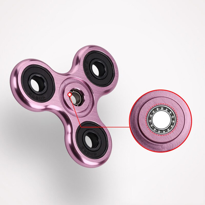 Aluminum Alloy Hand Spinner R188 Silent Bearing Fidget Spinner Adult Stress Reliever Toys Turn for 5 Minutes Decompression Toy