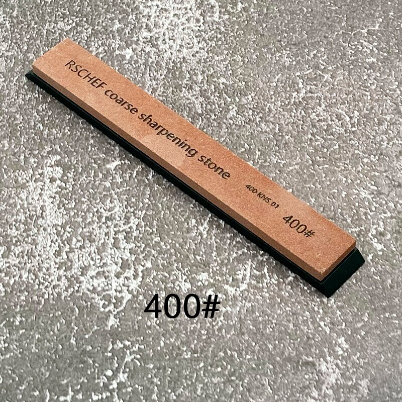 Whetstone Single sharpening stone Honing System white alundum 6pcs 120 240 400 600 1000 1500# knife sharpener Grindstone: 400 diamond