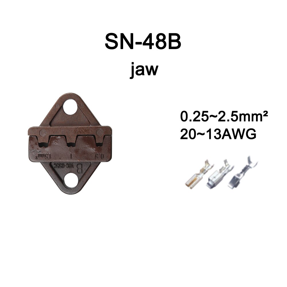 Mini europeisk formsats för sn  sn48b crimptång serie handpressverktyg och för  sn28b sn48b sn11011 sn0725 sn0325 sn06: Sn -48b