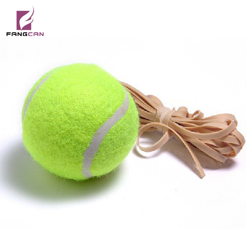 1 pc FANGCAN FCA-03 balle de Tennis d'entraînement avec chaîne élastique plate jaune pour l'entraînement