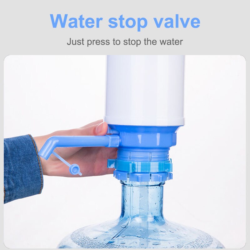 Portable Hand Pressure Water Dispenser Manual Drinking Water Dispenser Kitchen camping, family, school, office Drinking Tools