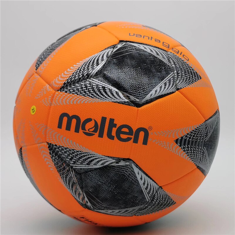 Newest Soccer Ball Size 5 Stitch Style Match Football Ball Pu Material Sports Training Balls: Black