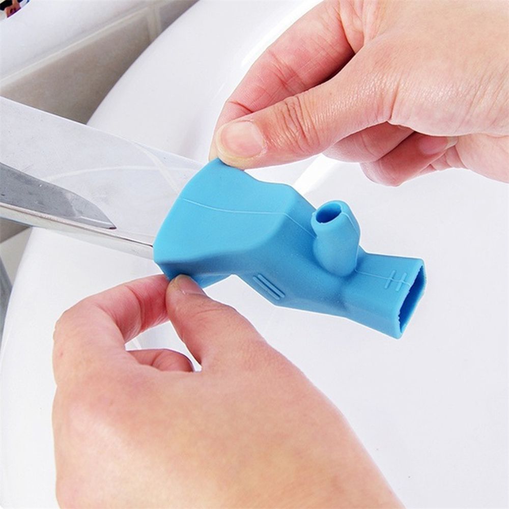 Baby Washing Hands Faucet Extender Fountain Food-grade Silicone Tap Kids Children Wash-hand Faucet Extension Bathroom Accessores