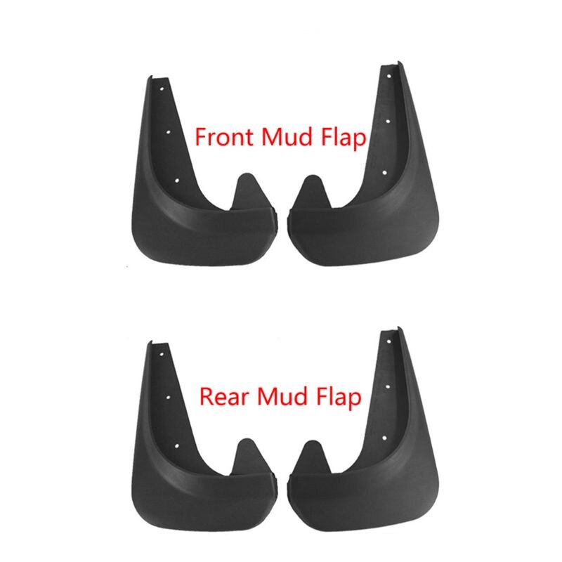 4pcs Car Accessories Universal Front Rear Mud Flap Flaps Splash Guard Mudguards U90C