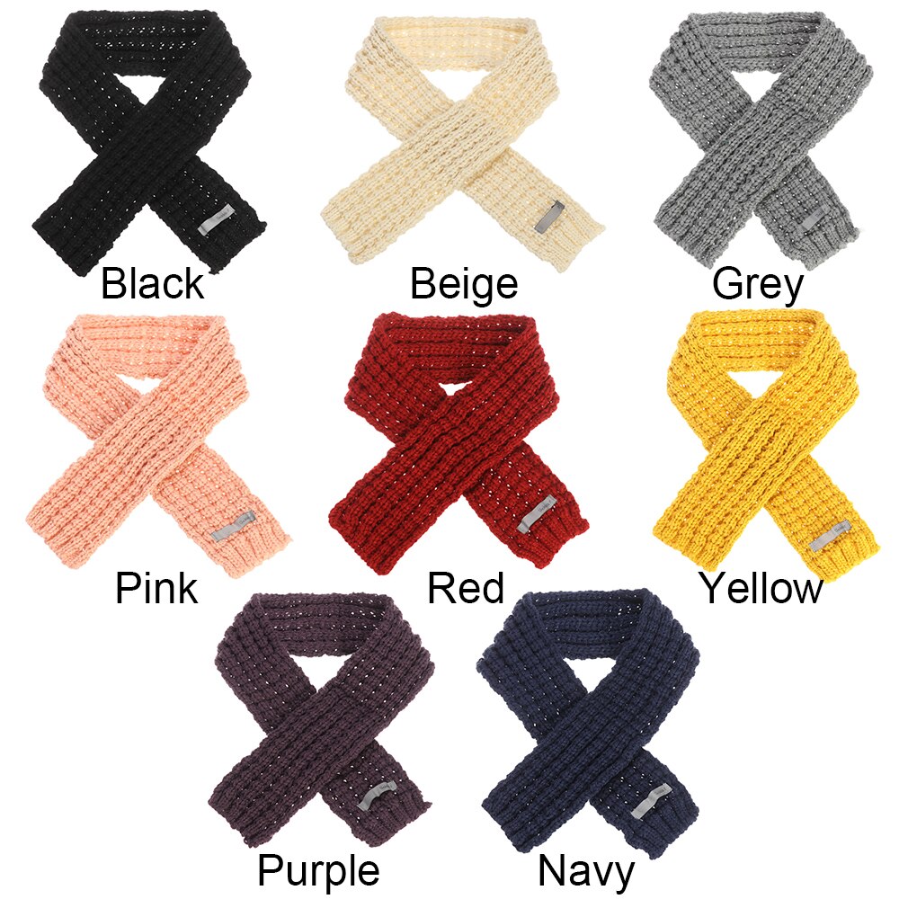 Winter warme babysjaals zachte comfortabele kindersjaals jongens meisjes halsslabbetjes kinderen gebreide kraaglus halsdoek accessoires