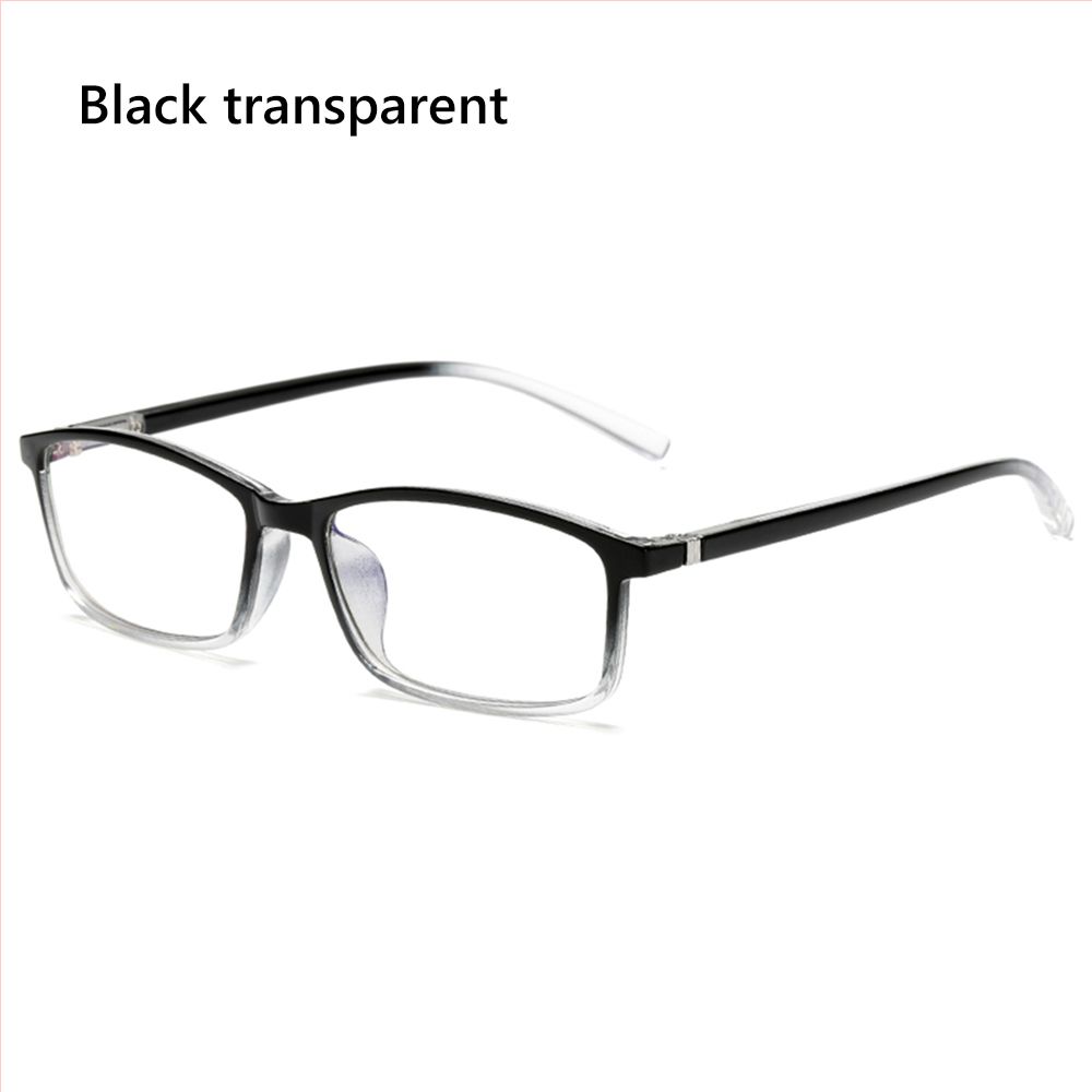Blue Light Blocking Glasses TR90 UV400 Filter Sunglasses Radiation Protection Computer Eyewear Anti Eyestrain Gaming Glasses: Black transparent