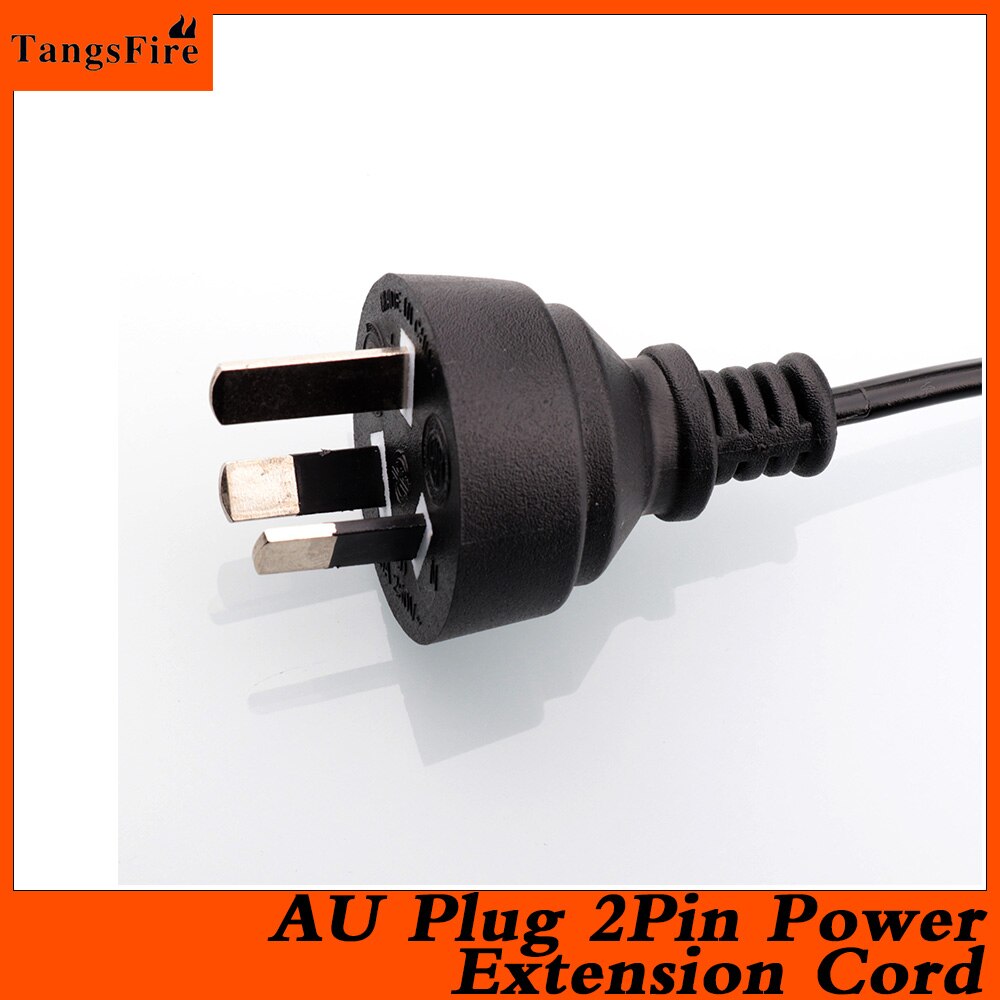 EU/US/UK/AU Plug 2Pin Power Extension Cord 1.2m 250V 2.5A Electric Cord For Samsung Power Supply Laptop Printer Speaker XBOX PS4