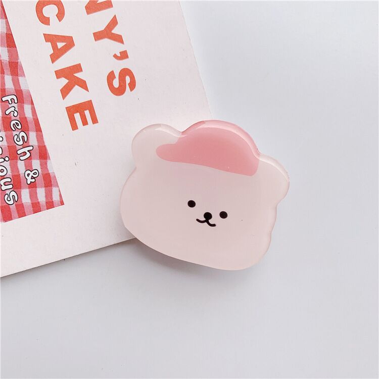 Universal Cute Glue Foldable Finger Ring Holder Phone Socket Grip tok For IPhone Xiaomi Huawei Mobile Holder Stand Mount Bracket: 7