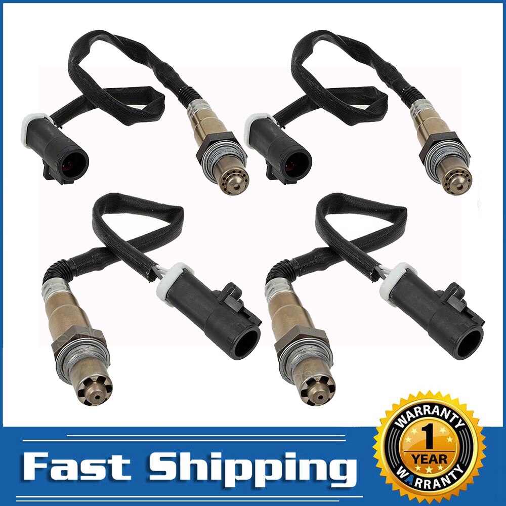 4pcs O2 Oxygen Sensor Upstream Downstream for 2004 2005 2006 2007 Ford F-150 V8 4.2L 4.6L 5.4L 2006 Lincoln Mark LT 5.4L