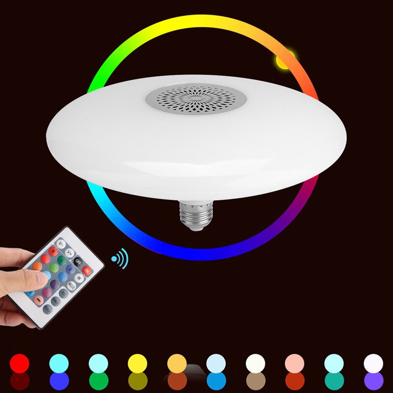 Smart Home Lamp Color RGB Bulb Intelligent Remote Control Bluetooth Speaker Adjustable Smart Light Led Light Bulb