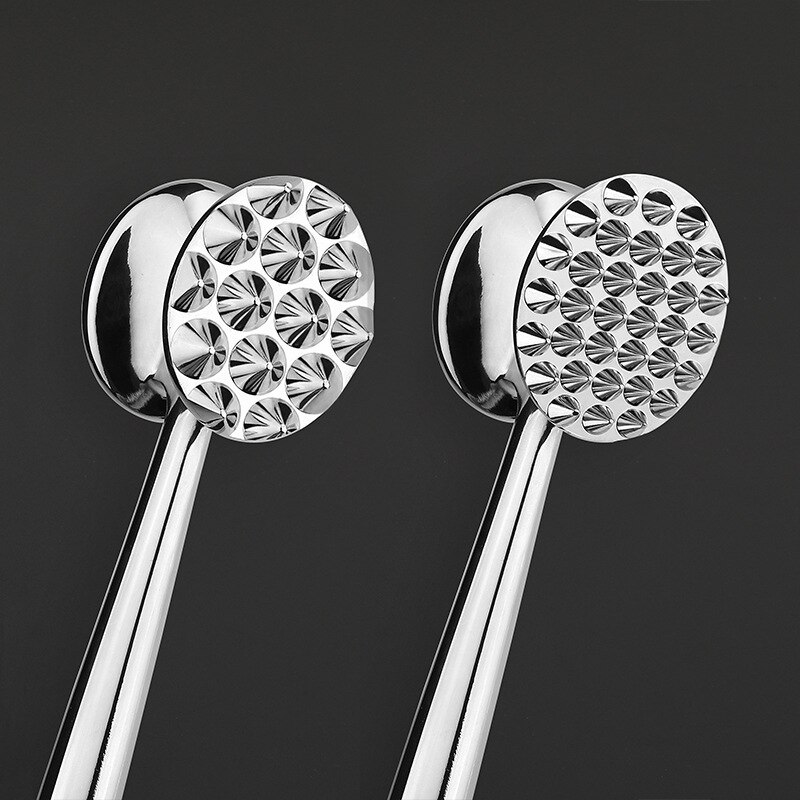 Double-sided Stainless Steel Meat Beef Hammer Knocking Meat Hammer Tender Meat Hammer Meat Hammer Steak Chicken Steak Loose