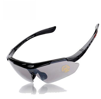 Vandringsglasögon män solglasögon hd polariserade glasögon linsfall utomhus sport vandring fiske klättring bergsklättring: Svart ram