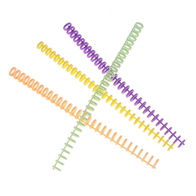10/12mm 30 otwór koła pierścień luźne liście plastikowy pierścień wiążący dla Kid A4 A5 A6 Notebook Binding klipy papier do majsterkowania Notebook Album