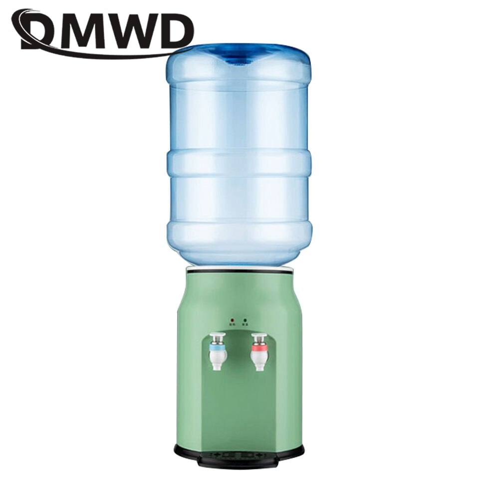 DMWD Household Water Dispenser Mini Drinking Fountain Desktop Water Boiler and Cold Dual Use Heating Machine Tea Maker 220V