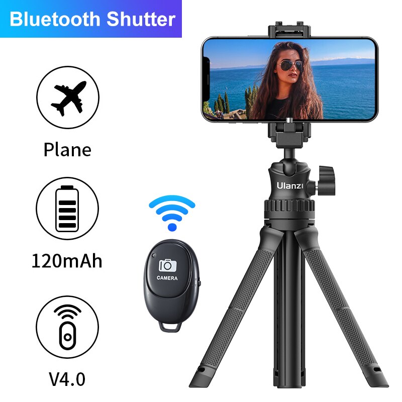 Ulanzi MT-34 przedłużyć statyw 360 regulowany Ballhead 2 w 1 uchwyt telefonu uchwyt Smartphone DSLR SLR statyw dla iPhone 12 zawodowiec Max 11