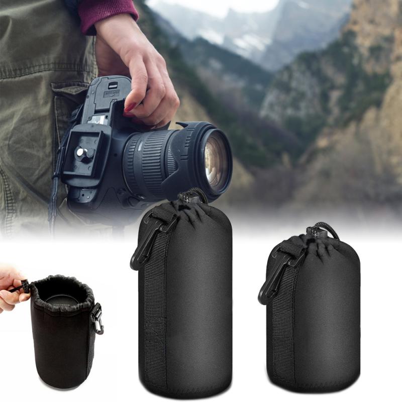 Camera Lens Tas Neopreen Soft Shockproof Protector Camera Lens Carry Bag Case Voor Canon Nikon Camera Accessoires Kit