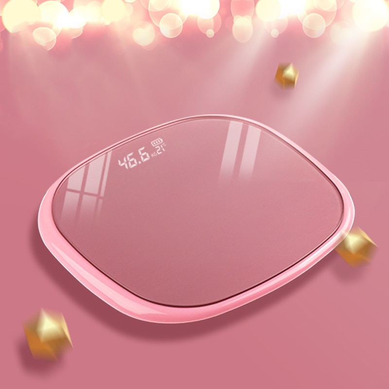 Adult Height Special-Shaped Bathroom Body Scale Smart Electronic ​Scales ​Toughened Glass LED Digital Household Weighing Scales