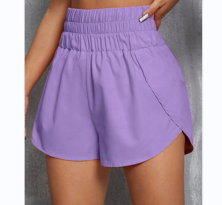 Boxershorts für Frauen jugendlich-Mädchen leichte ziehen-an-Hochhaus-kurze Hose Outfit Ich bin sportlichen Stil Sommer-Schulungen kurze Hose: XL / Lavendel