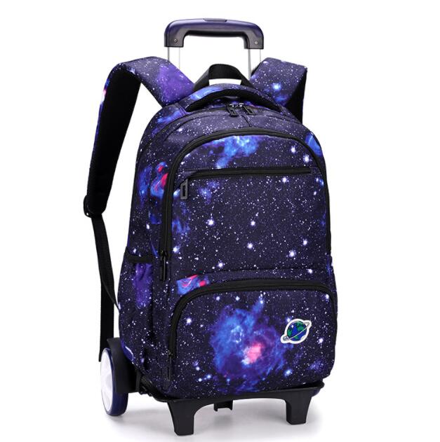 school bag with wheels kids wheeled backpack for boys Children School trolley bags travel luggage School Rolling backpack Bags