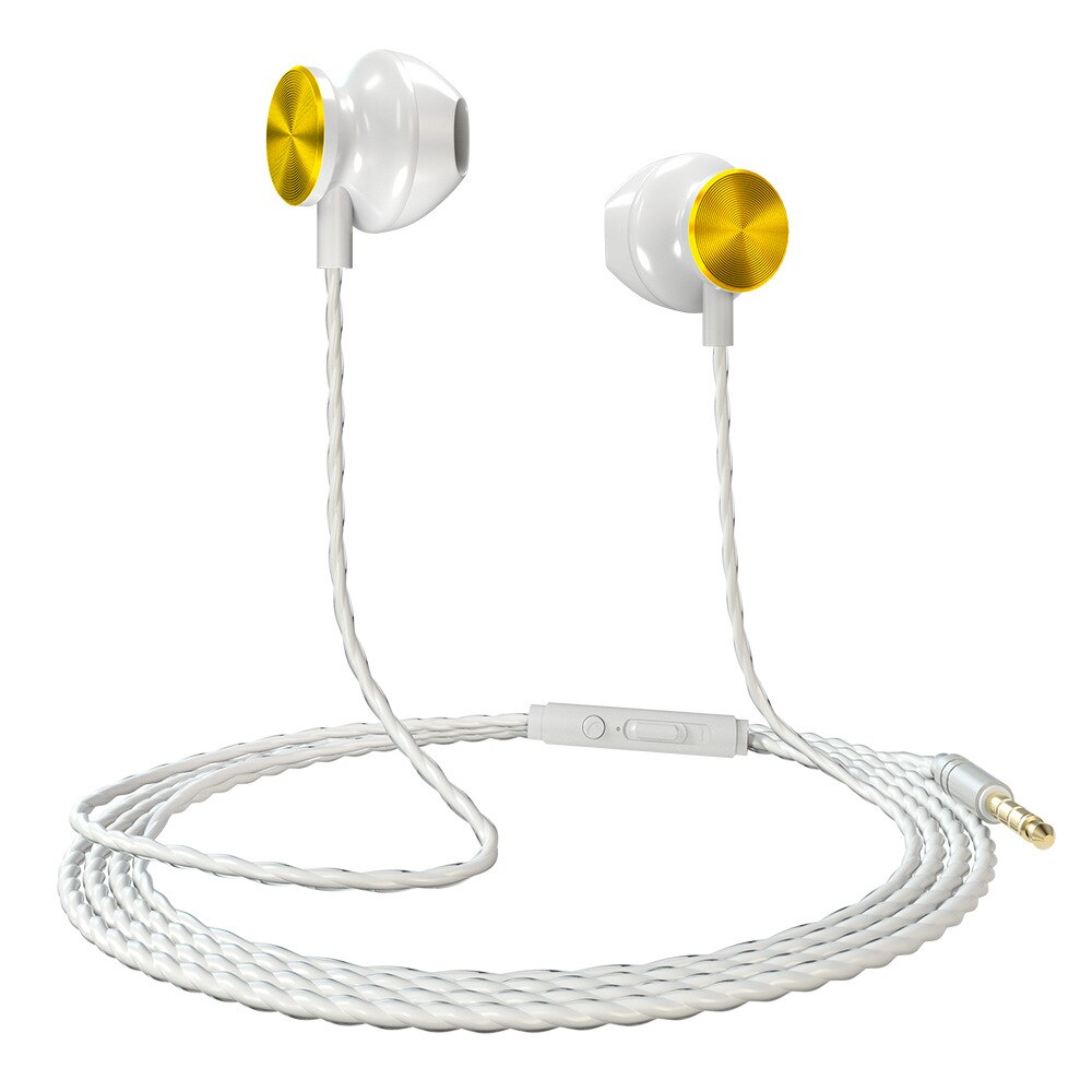 Auricolari Intrauricolari - Modello V20 - Auricolari Cablati con Bassi e Suono Magico - Hongbiao: Platino
