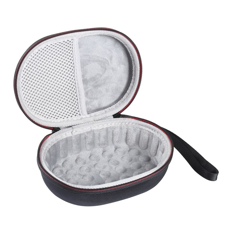 Bolsa de transporte para logitech-mx mestre 2s mestre 3 jogo mouse tamanho pequeno saco com alça de mão 6.1x4.3x2.6in x6hb: Internal gray