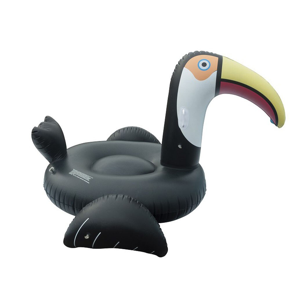 Summer swimming pool floating Giant Inflatable Toucan Pool Swimming Pool Party Raft Decorations Toys 7.15: Default Title