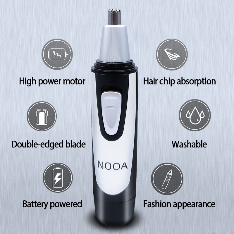 Trimmer for nose Ear hair trimmer Electric Ear Nose Neck Eyebrow Trimmer Nose Hair Cut Clipper Beauty Tool 5