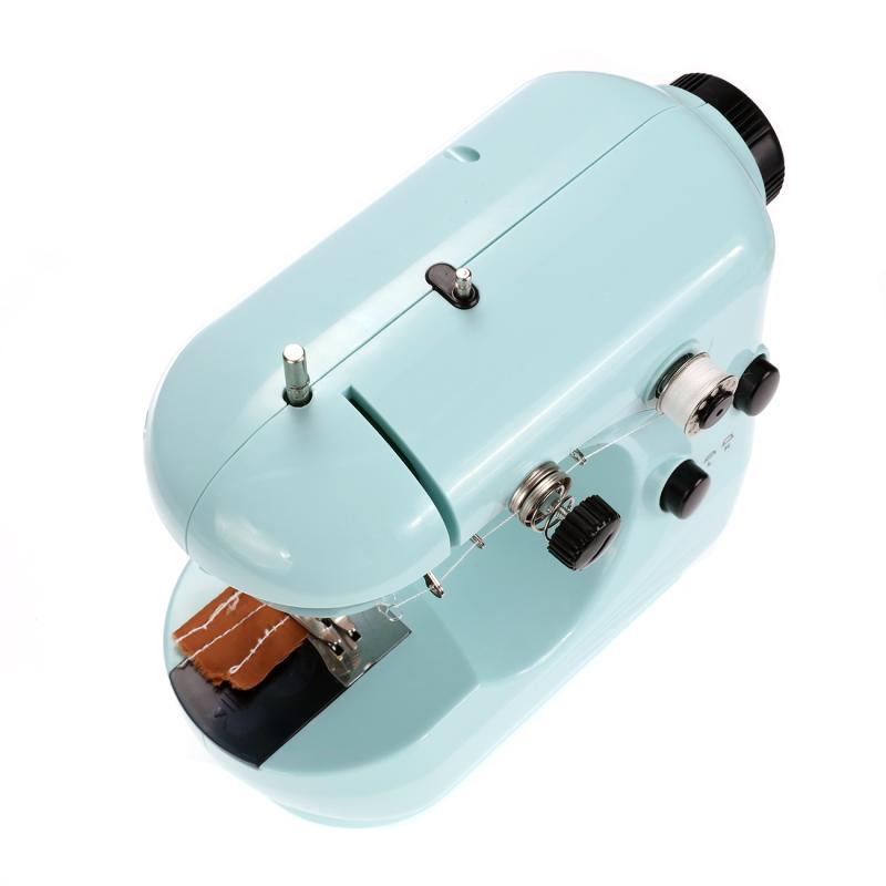 Mini Electric Sewing Machine Household Multi-Function Micro-Sewing Machine w/ Foot Pedal US Plug 2-Speed Adjustable Lightweight