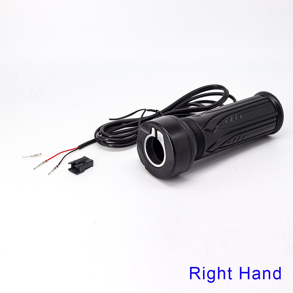 E Bike Throttle Wuxing EBike Full Twist Throttle with SM Connector 24V 36V 48V 72V Electric Bike Throttle for KT Controller: Only right side