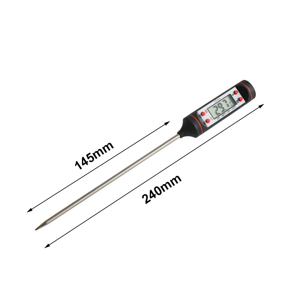 Termómetro de salida de aire acondicionado para coche, con sonda larga, pantalla LCD, medidor de temperatura Digital, herramienta de verificación-50 °C ~ + 300 °C, herramientas para coche,
