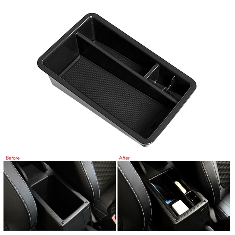 Auto Armlehne Storage Box für Skoda Kamiq Zentrale Steuerung Armlehne Box Innen Stying Zubehör