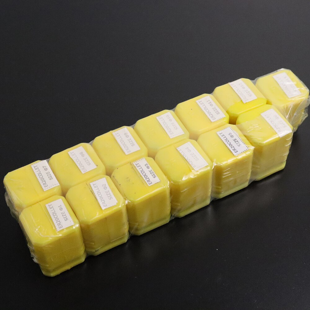 13PCS ER20 Collet Chuck 1-13mm High Precision Spindle ER20 Collet Set CNC Milling Machine Machining Center