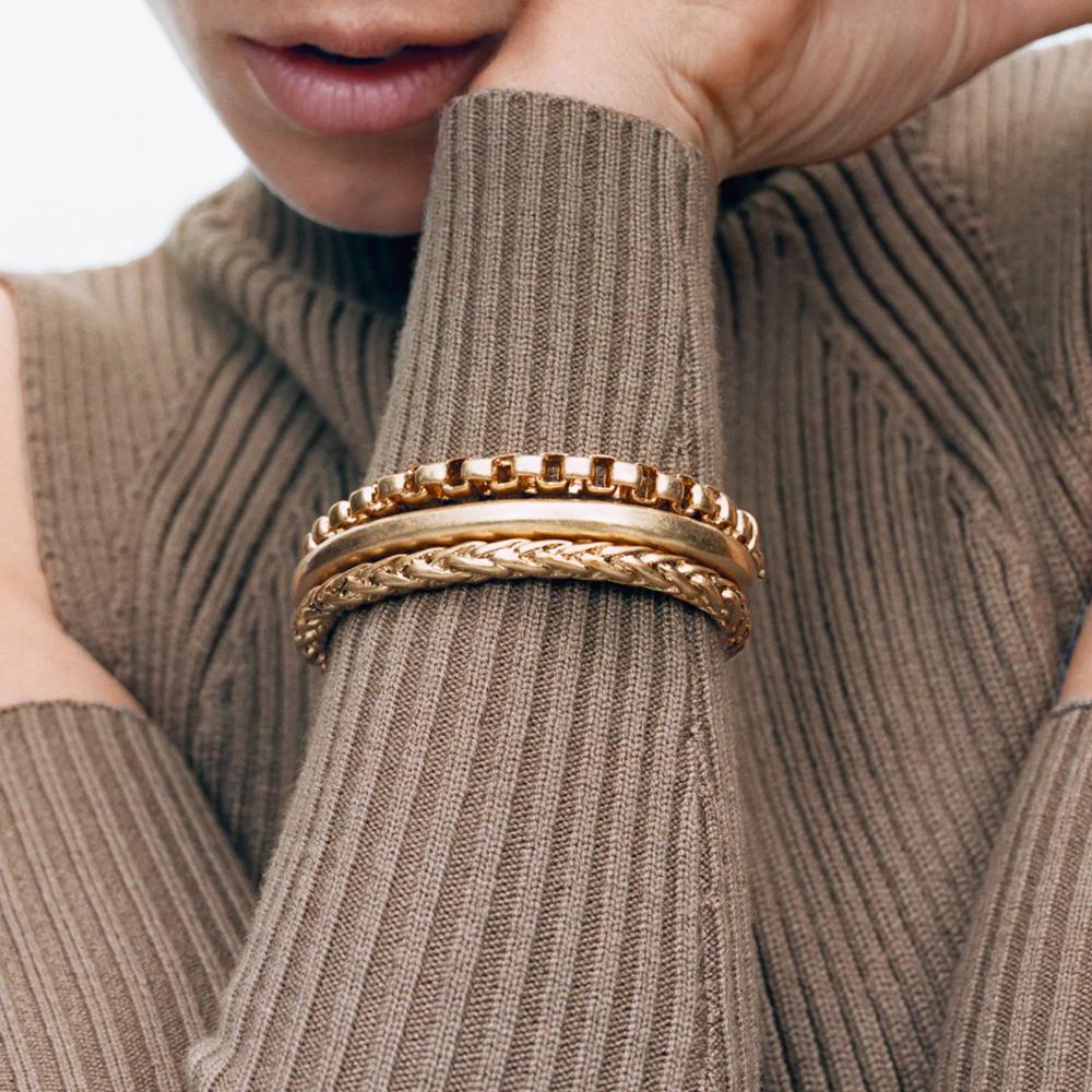 Bästa dam vintage  za20020 hjärta armband för kvinnor metall maxi guld färg pärla hänge länk armband smycken bröllopsfest