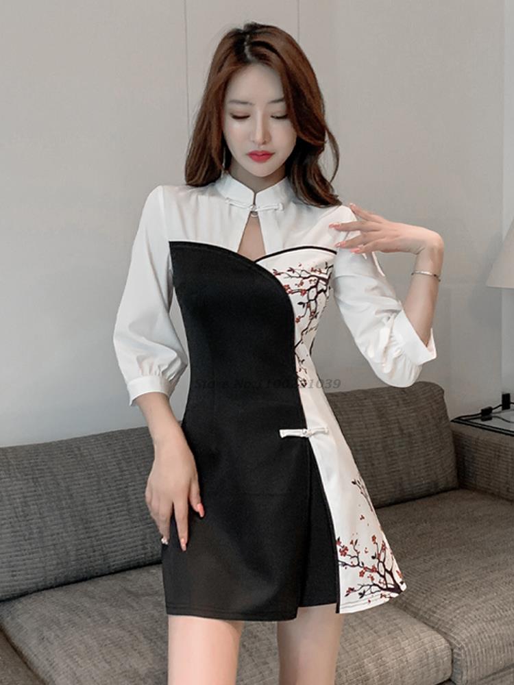 Robe chinoise en dentelle pour femmes, qipao, qipao, tenue de soirée orientale élégante, nouveauté, 2022