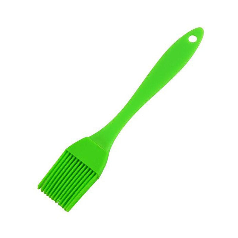 Pinceles de silicona para repostería, utensilio para hornear aceite, crema, pan, mantequilla, barbacoa, herramientas de cocina: Verde claro