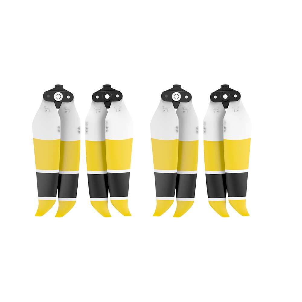 Mavic Air 2 Multi-Color Low Noise 7238 Props Colorful 7238F Carbon Fiber Propellers Quick-Release DJI Air 2 Drone Accessories: 2Pairs yellowblack