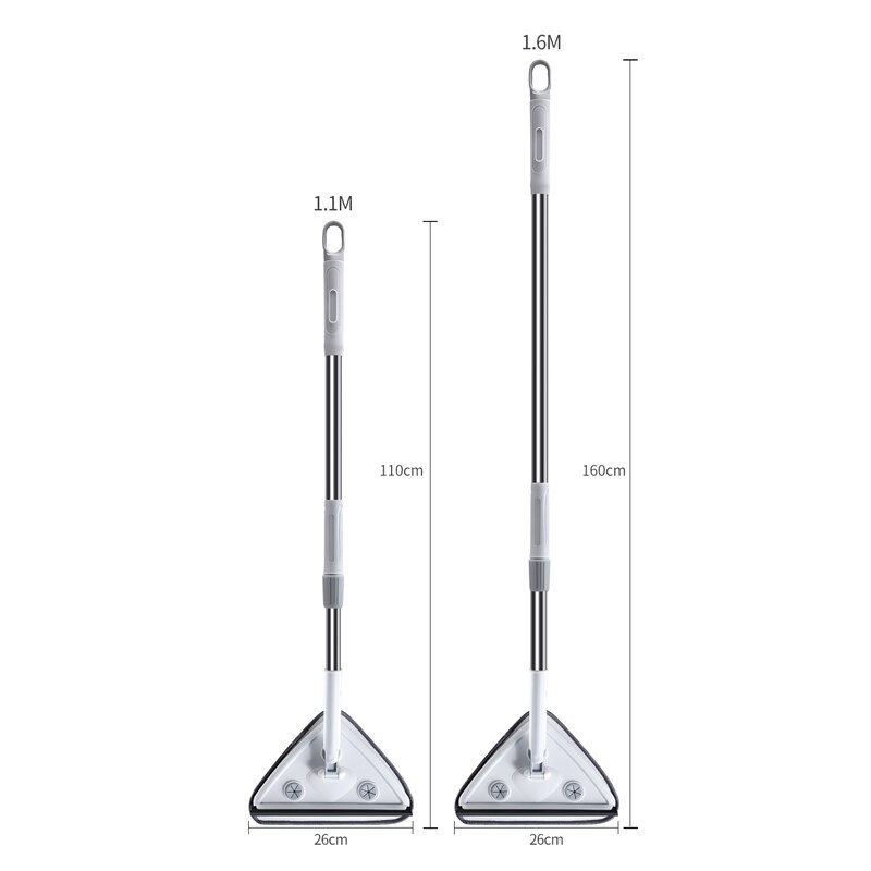 Joybos Telescopic High-rise Window Cleaner 360°Rotating Adjustable Home Window Wiper Glass Cleaning Brush Tool Household Tool