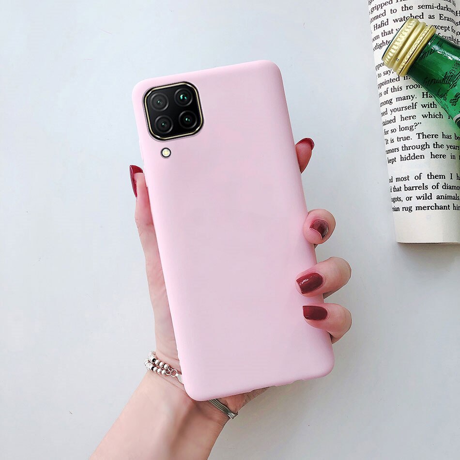 Funda de TPU a prueba de golpes para iphone, carcasa de color rosa claro mate suave para iphone 6 7 8X11 XS XR Max Pro Plus