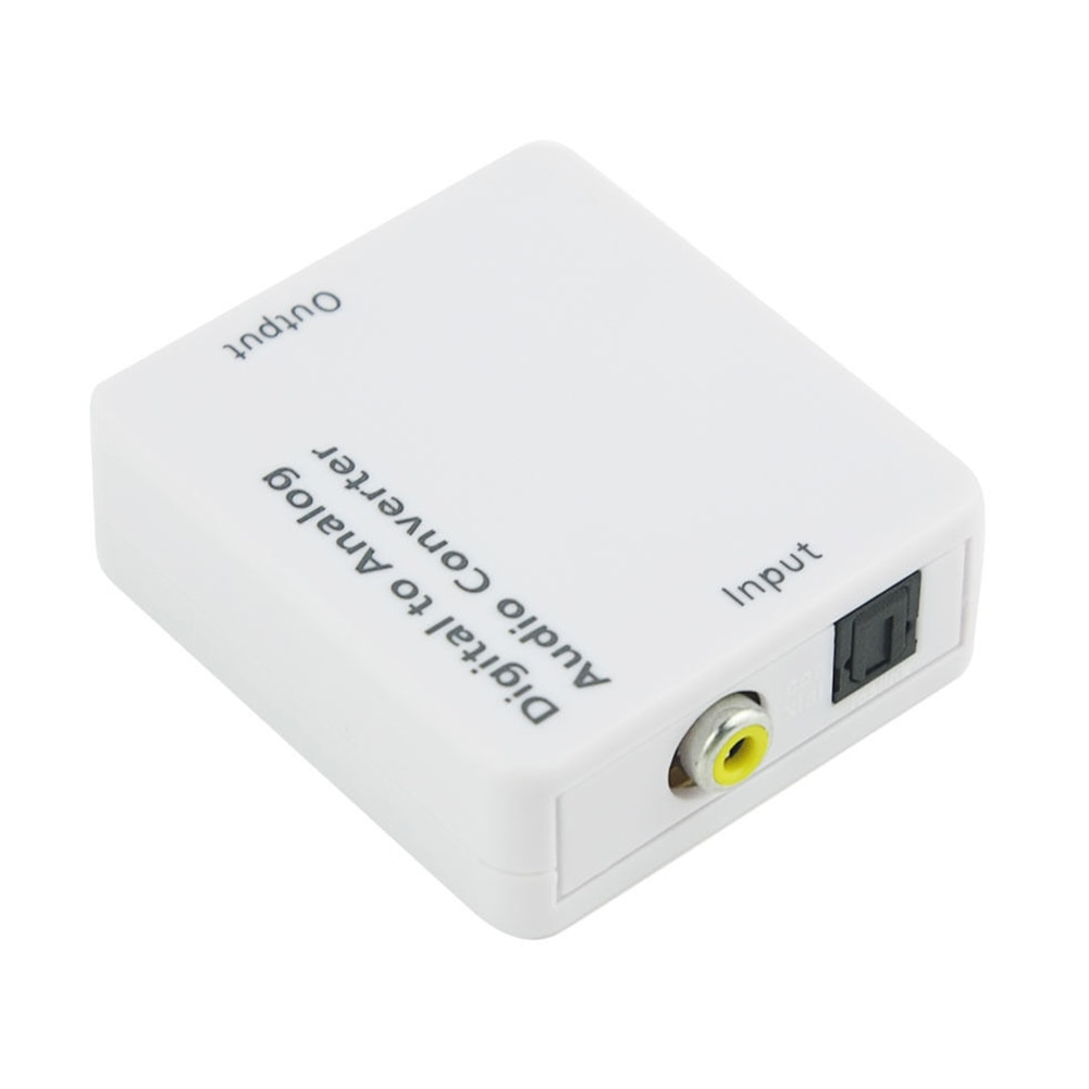 dauerhaft Digital Zu Analog Audio- Konverter TOSLINK Praktische Hause Tragbare Stecker Zubehör Adapter USB Hafen Optische Koaxial