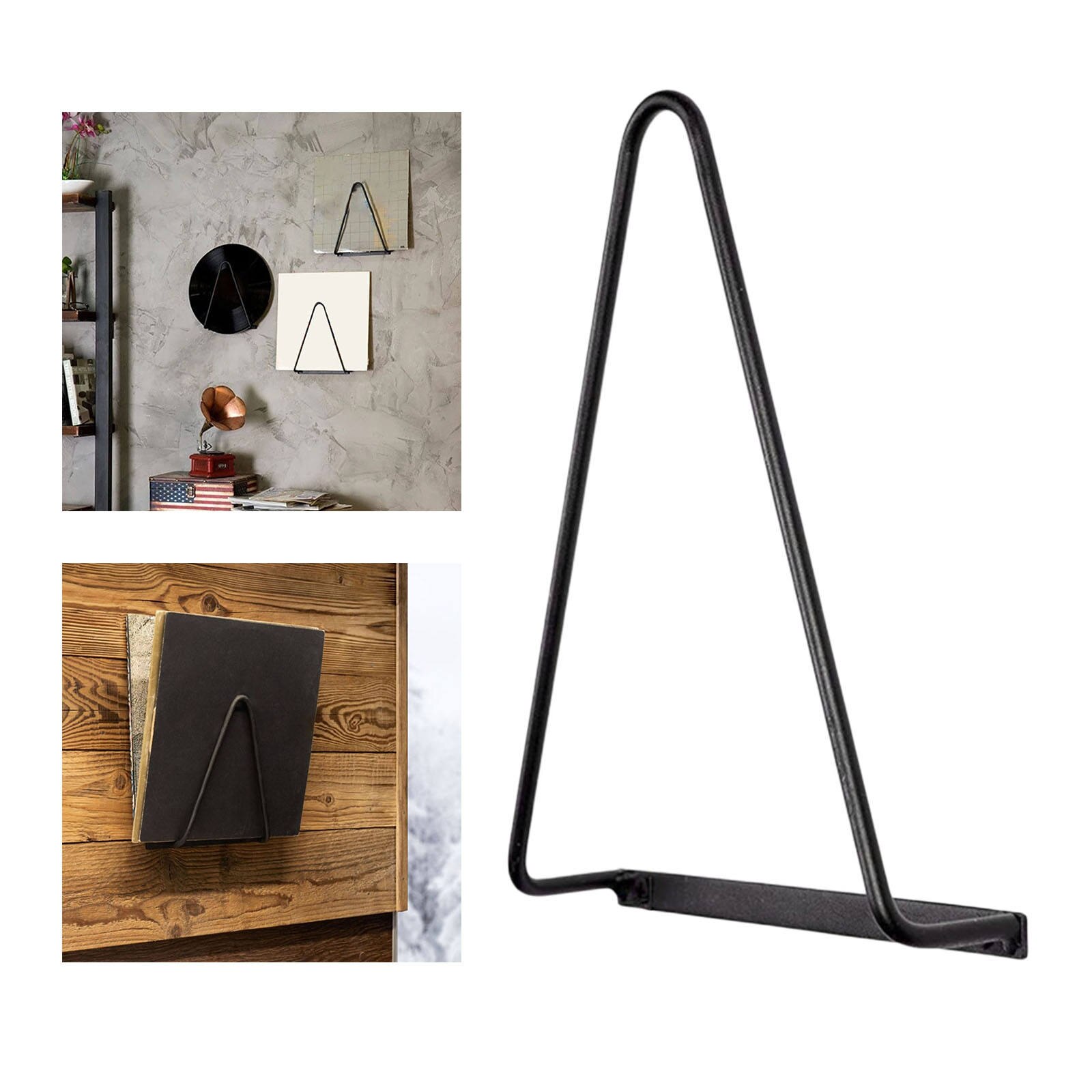 Étagère murale en vinyle noir, support de rangement pour enregistrement
