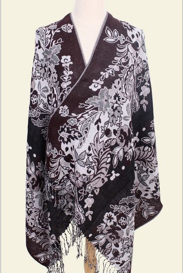 Runmeifa langt plaid tørklæde kvinder vinter print tørklæder sjaler wrap pashmina tørklæde varm cashmere kvinde stole tørklæder 190 x 70cm: 2