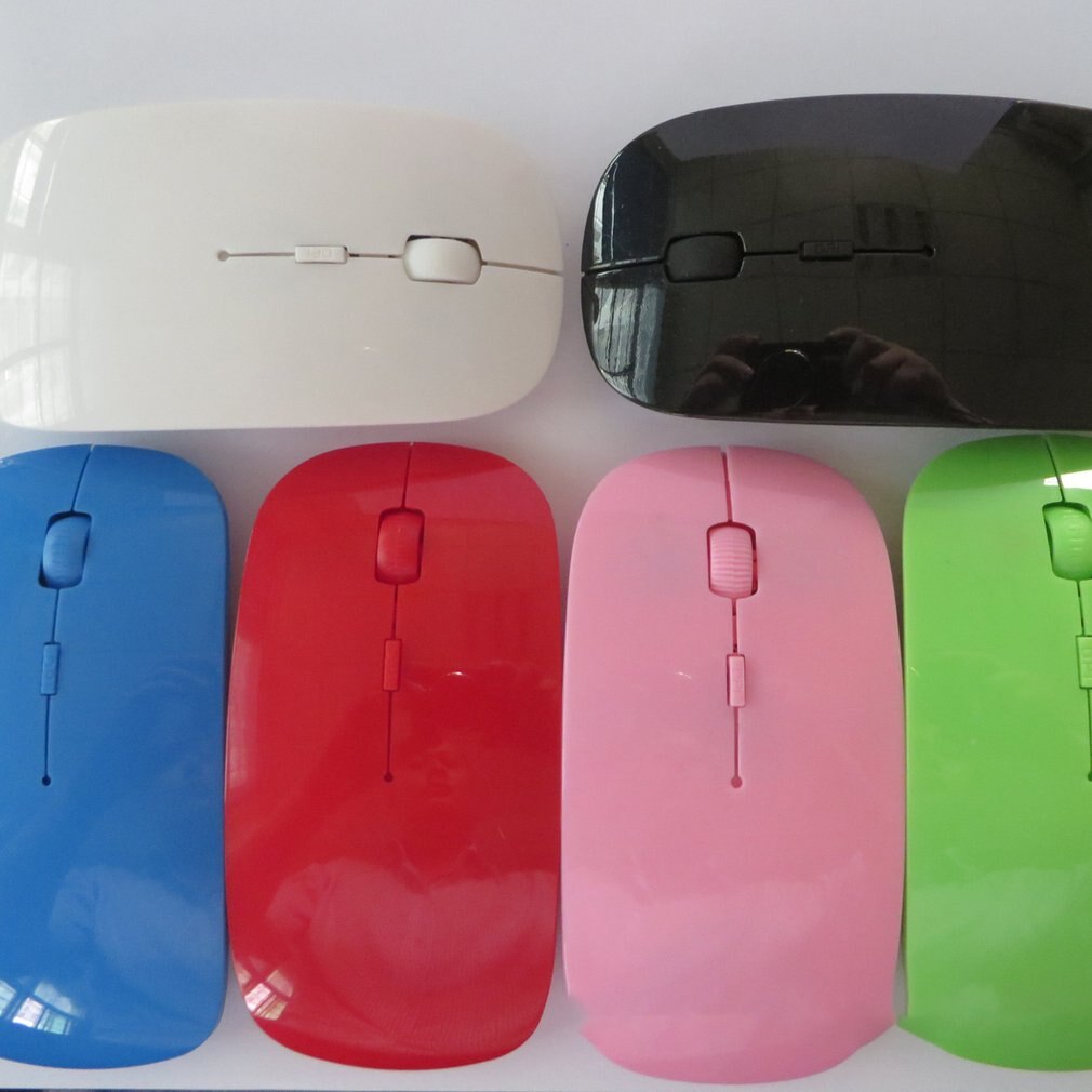 2.4GHz Wireless Gaming Mouse LED USB Optical Mouse Gamer White Computer Mouse Mice For Desktop Gamer Laptop