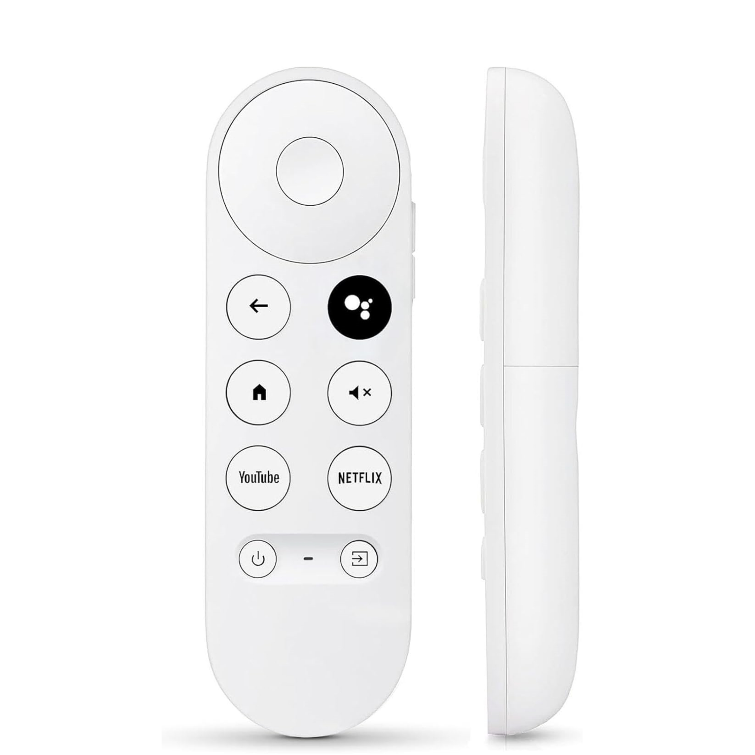 Télécommande vocale compatible avec Google Dnomecast 4k Snow G9N9N/GA01409-US/GA01919-US/GA01920-US/revenu 01923/revenu 02463/revenu 02464