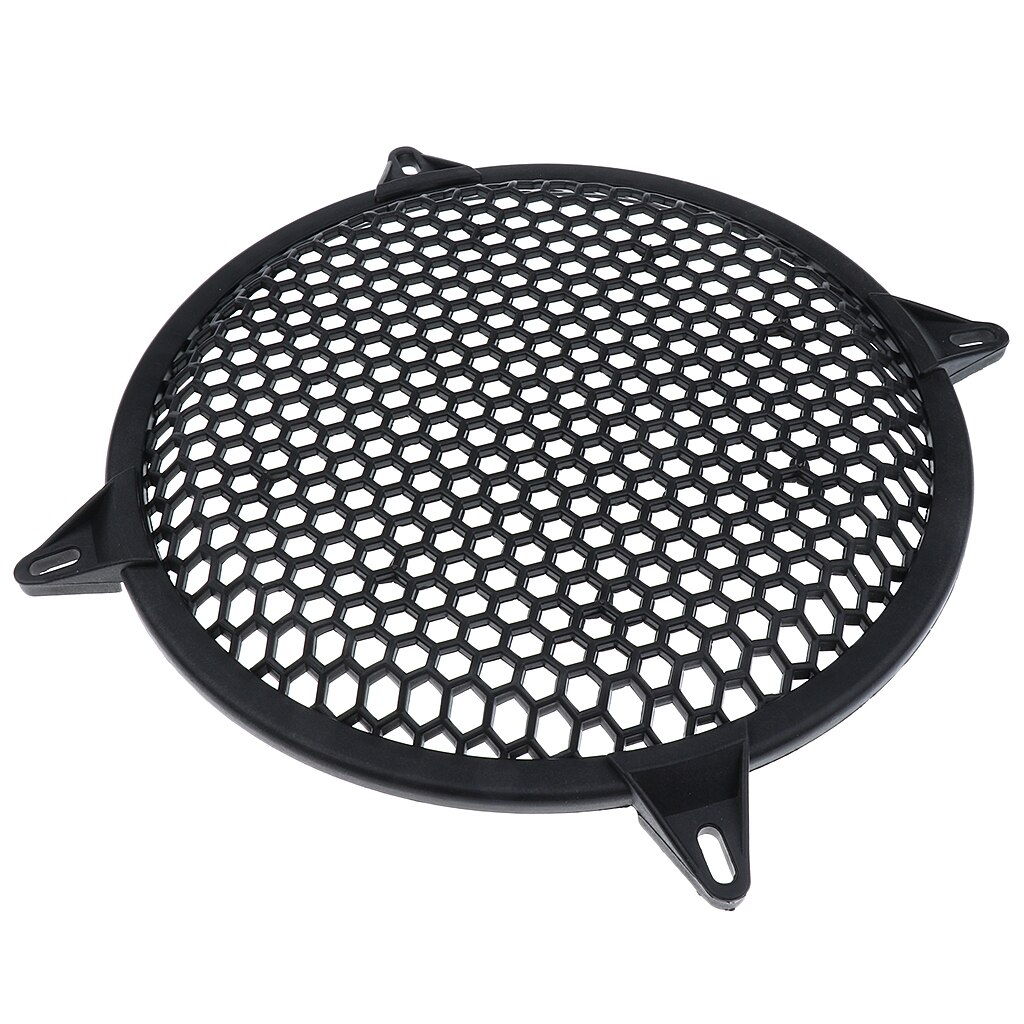 Universal Car Plastic Speaker Subwoofer Amplifier Cover Grill Mesh: 10 Inch